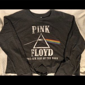 Pink Floyd Long Sleeve Crop